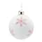 Frosted Snowflake &#x26; Tree Ball Ornament Set